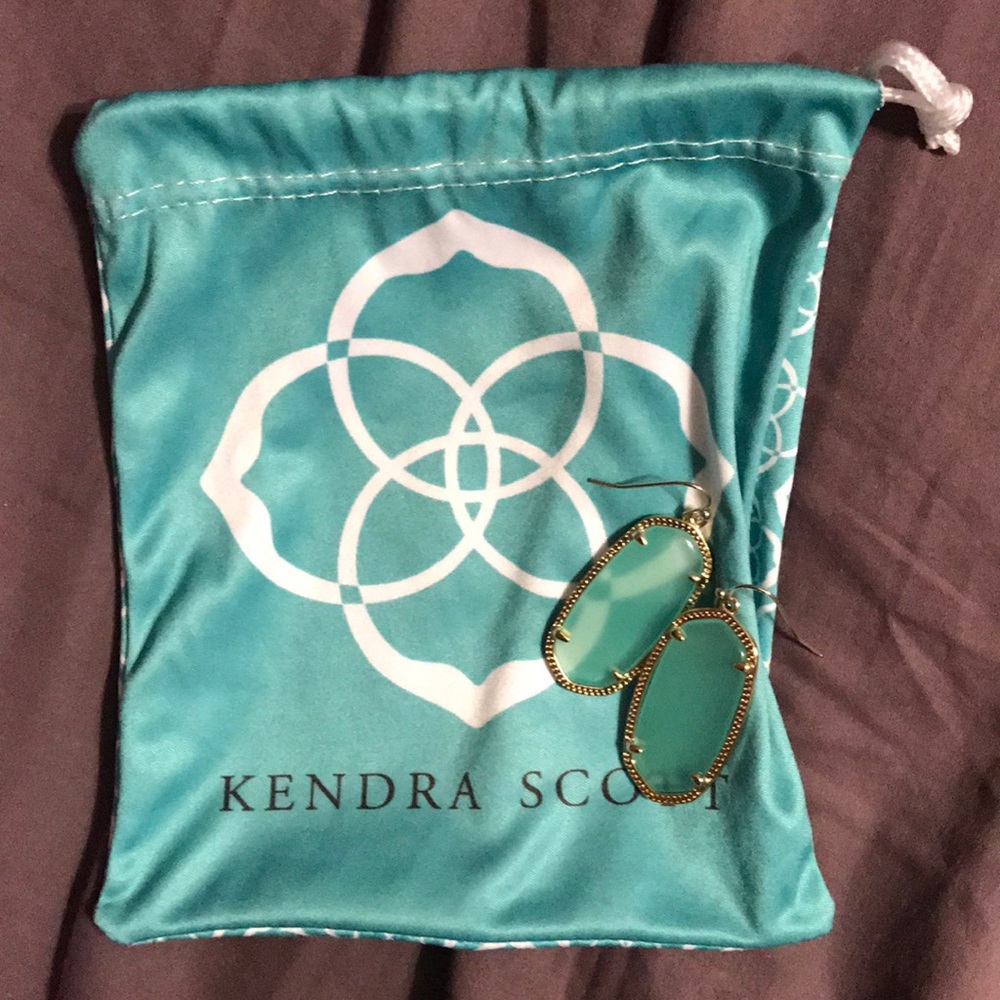 Light blue Kendra earrings